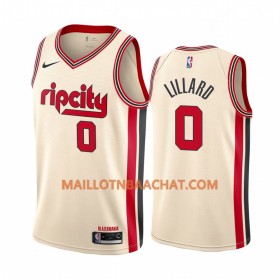 Maillot NBA Portland Trail Blazers Damian Lillard 0 Nike 2019-20 City Edition Swingman - Homme